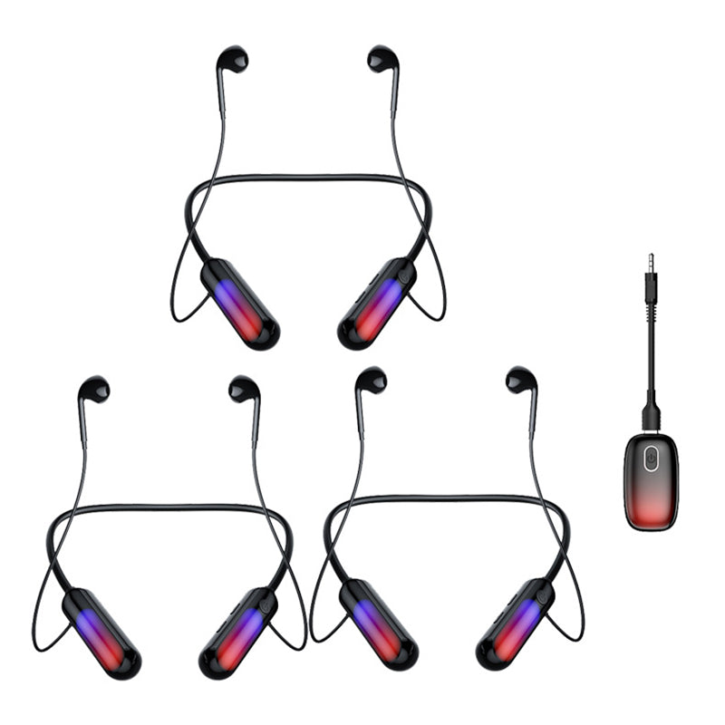 B10 3Pcs Neck Hanging Wireless Bluetooth Earphones Sports Neckband Headphones with Transmitter B10 3Pcs Neck Hanging Wireless Bluetooth Earphones Sports Neckband Headphones with Transmitter
